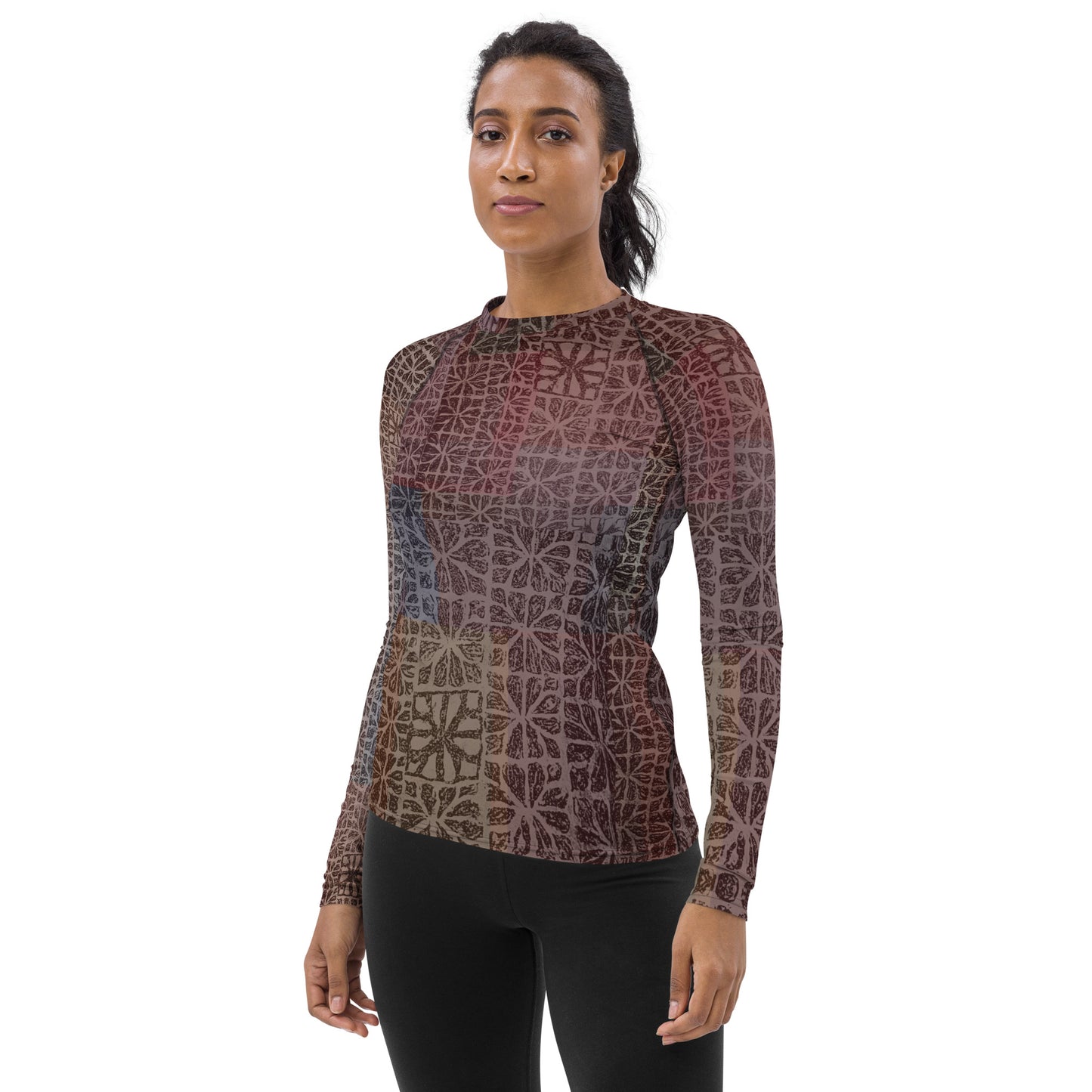 Art-inspired Women's Rash Guard