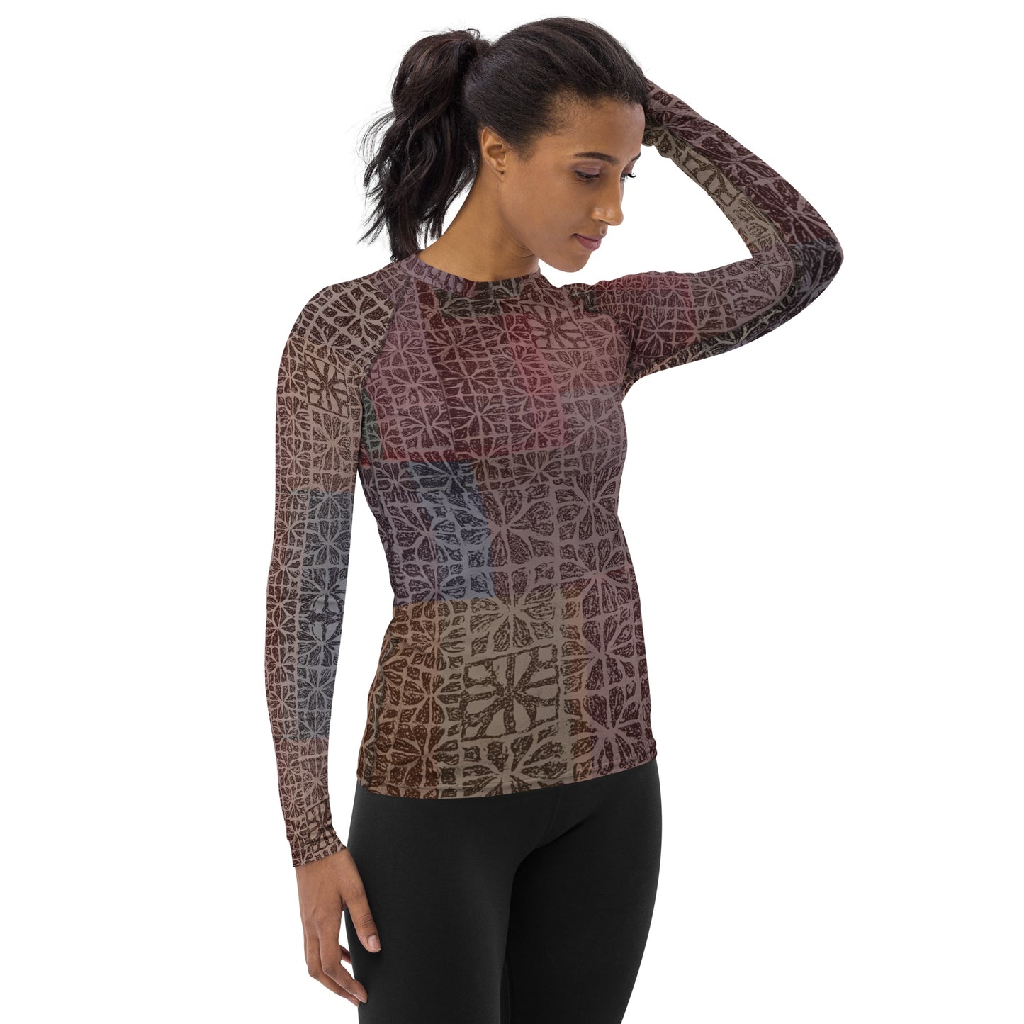 Art-inspired Women's Rash Guard