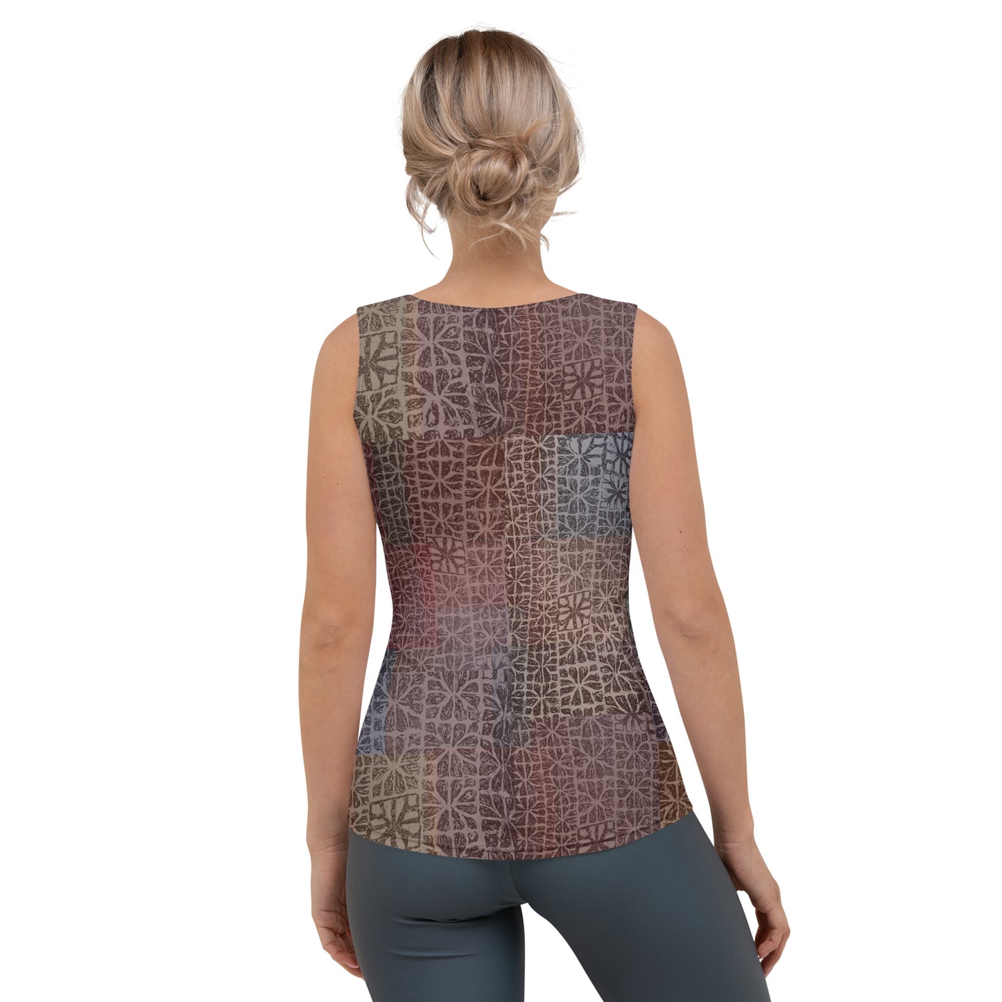 Ceramic art-inspired Tank Top for Women